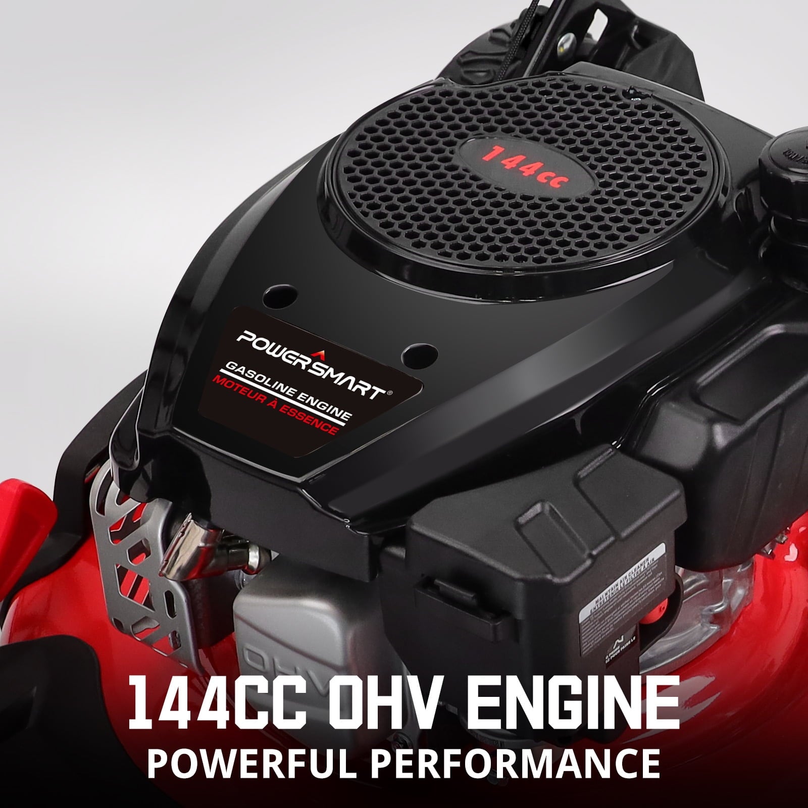 PowerSmart 21 in. Gas Push Lawn Mower, 144cc 2-in-1 Side Discharge - Image 6