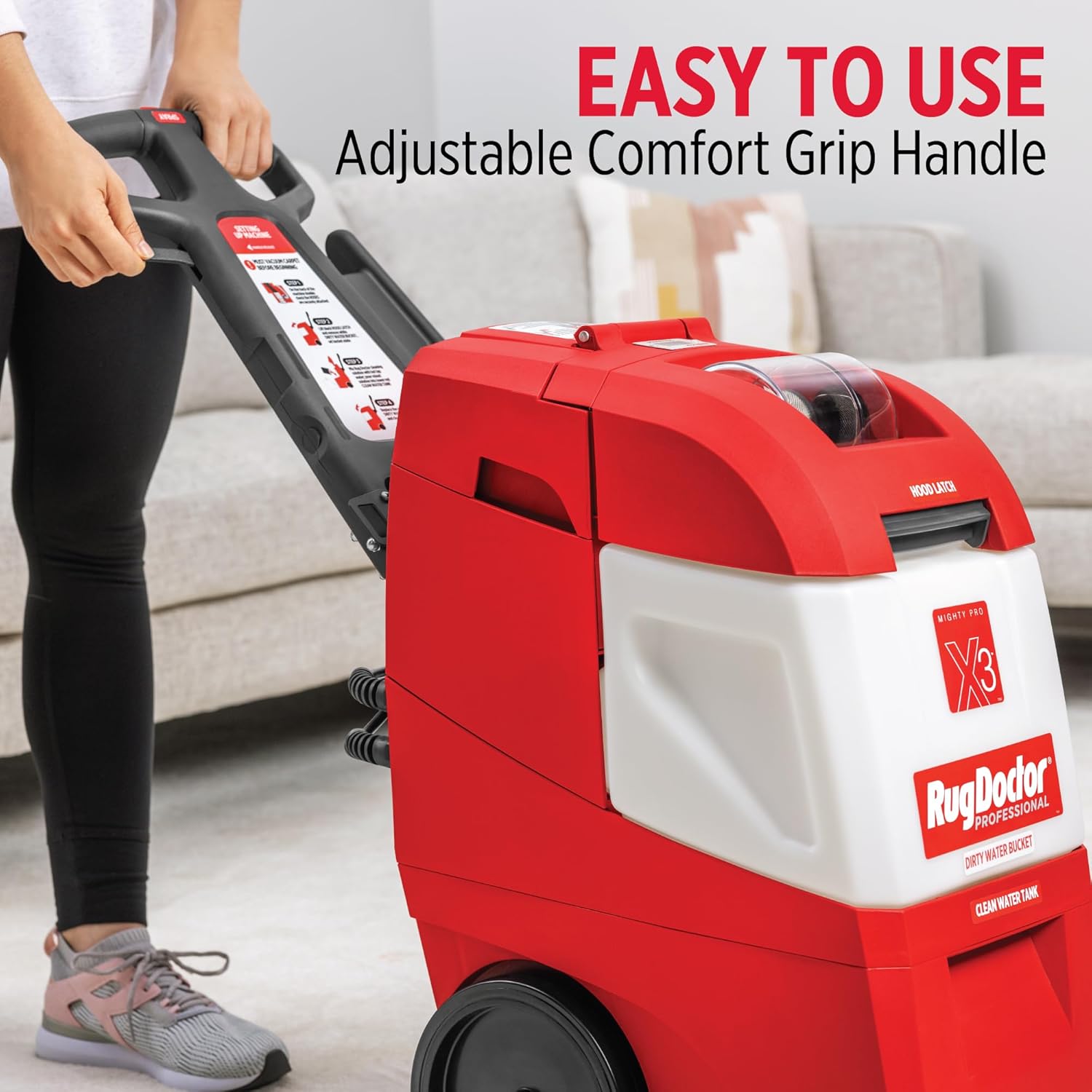 Rug Doctor X3 Commercial Carpet Cleaner Pet Pro Pack with Stain & Odor Removers - Image 24