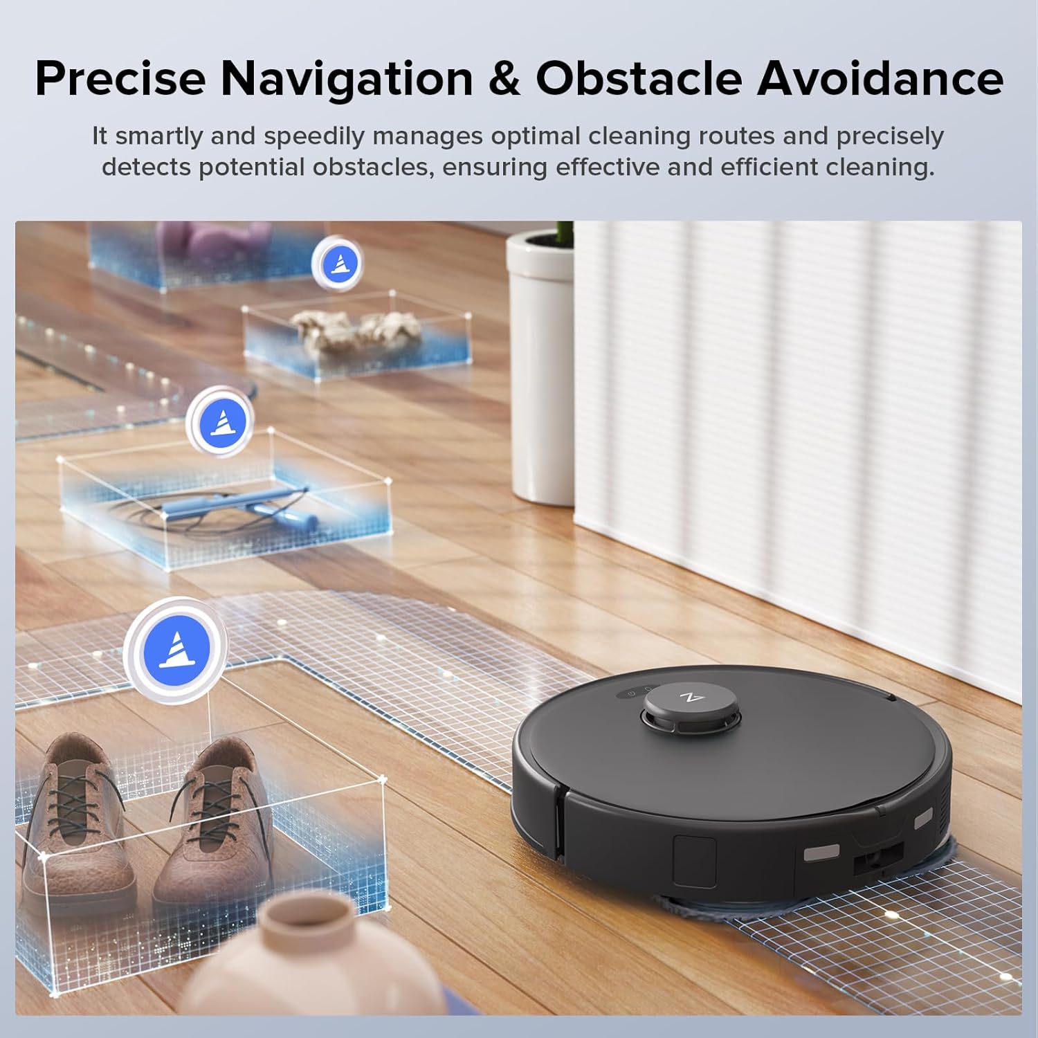 Roborock Qrevo Edge S5A Robot Vacuum & Mop, 18,500Pa, Zero-Tangle - Image 6