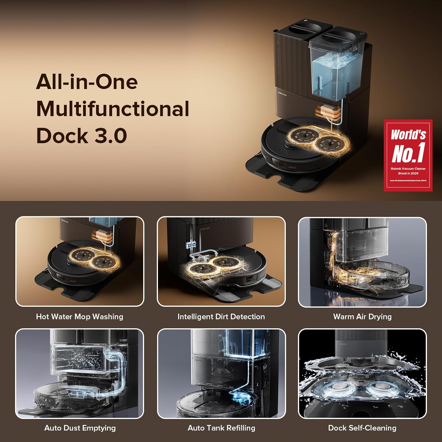 Roborock Qrevo Edge S5A Robot Vacuum & Mop, 18,500Pa, Zero-Tangle - Image 11