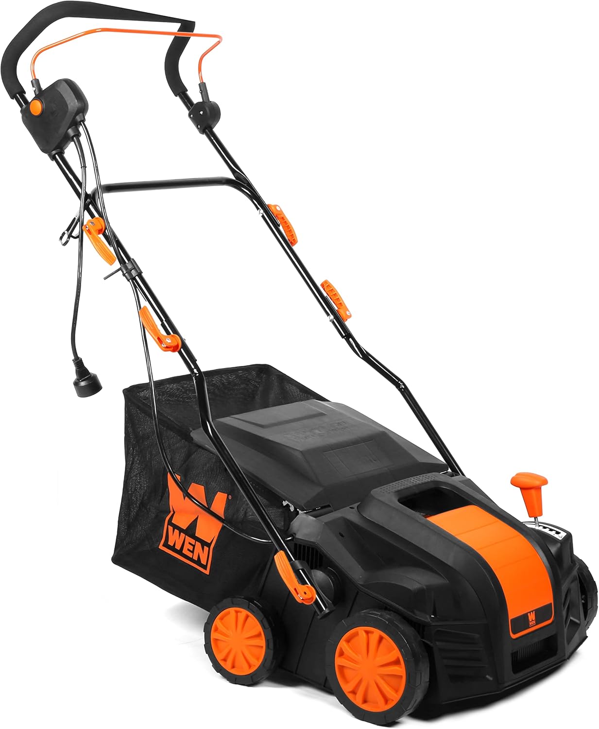 WEN DT1516 16 in. 15A Electric Dethatcher and Scarifier with Collection Bag - Image 2