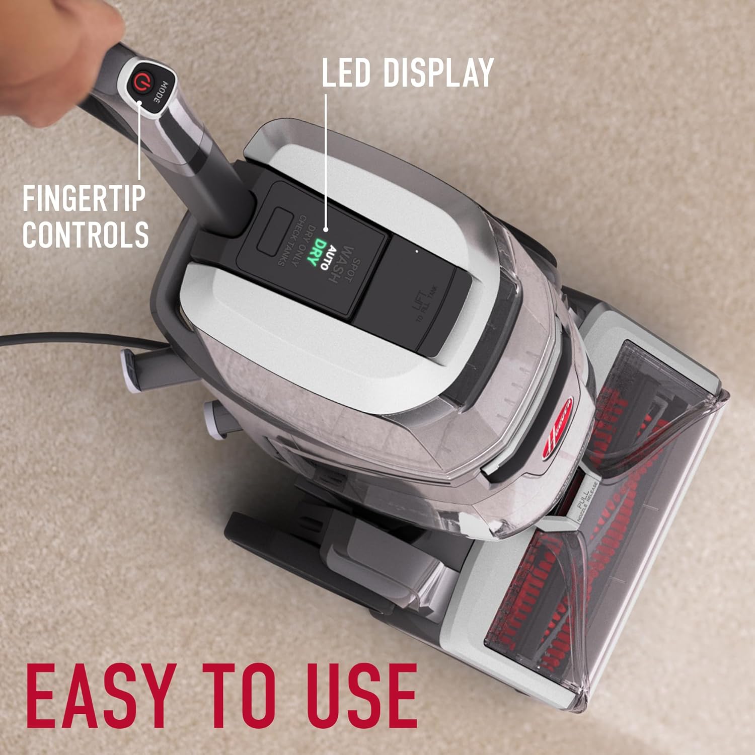 Hoover Smartwash Automatic Carpet Cleaner Machine, FH52000, Turquoise - Image 7