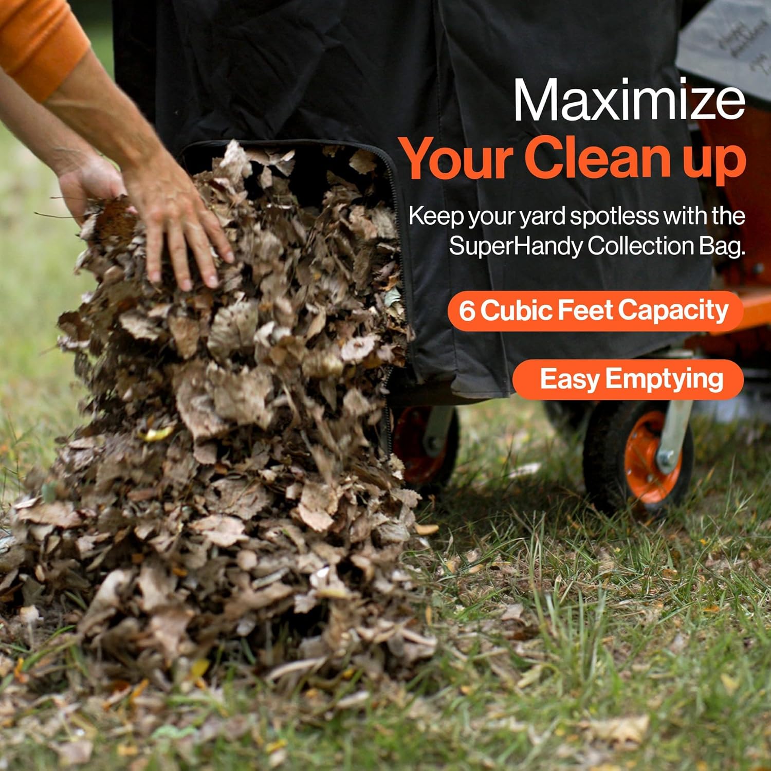 SuperHandy 7HP Gas Leaf Vacuum & Wood Chipper, 10:1 Mulch, 6-Bushel Bag - Image 2