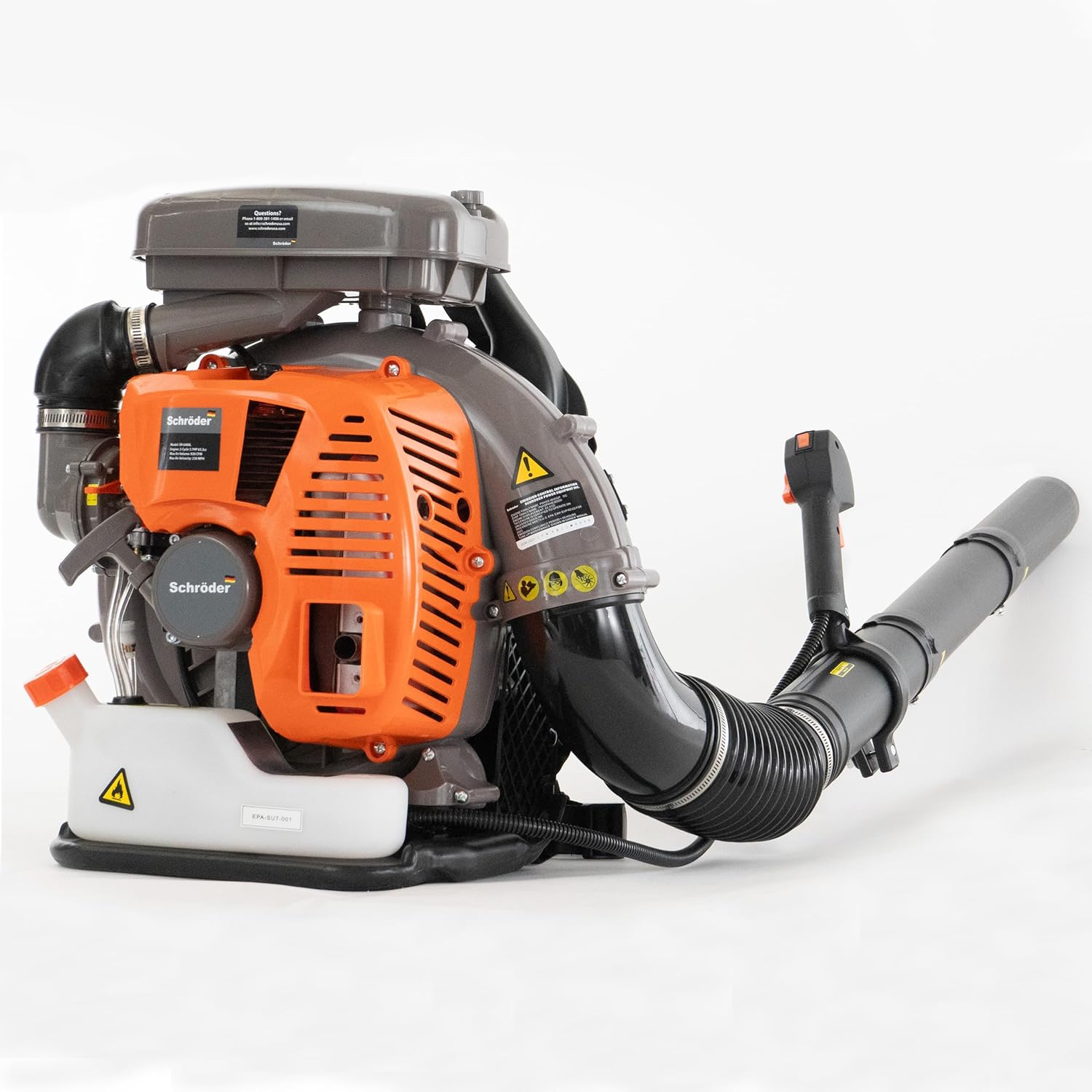 Schröder SR-6400L Backpack Gas Leaf Blower, 3.7 HP Engine - Image 2