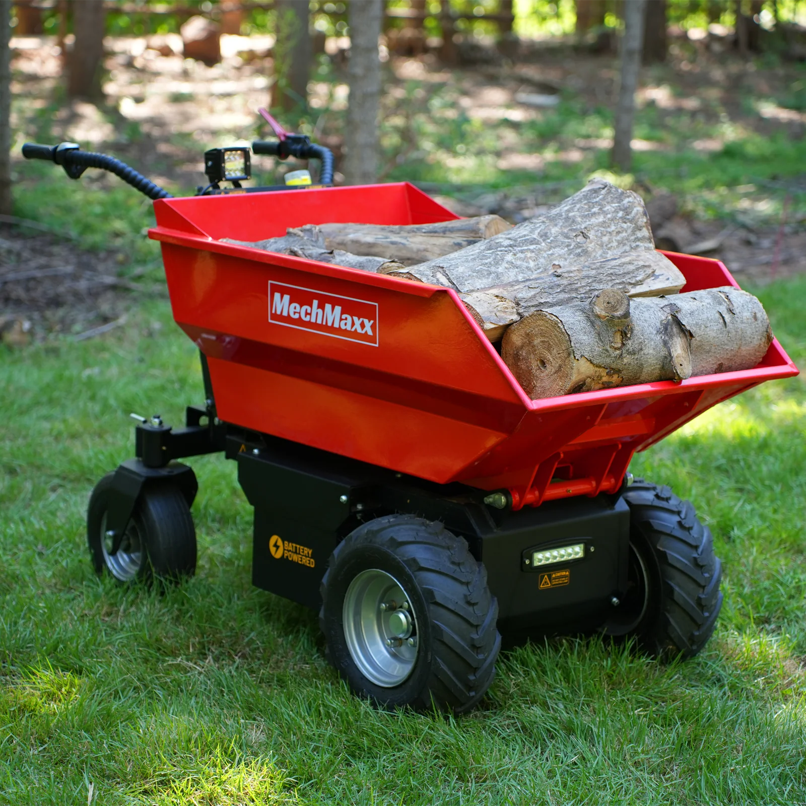 1100 lb Capacity 48V Electric Hydraulic Dump Cart with 1000W Motor – Model EH50 - Image 4