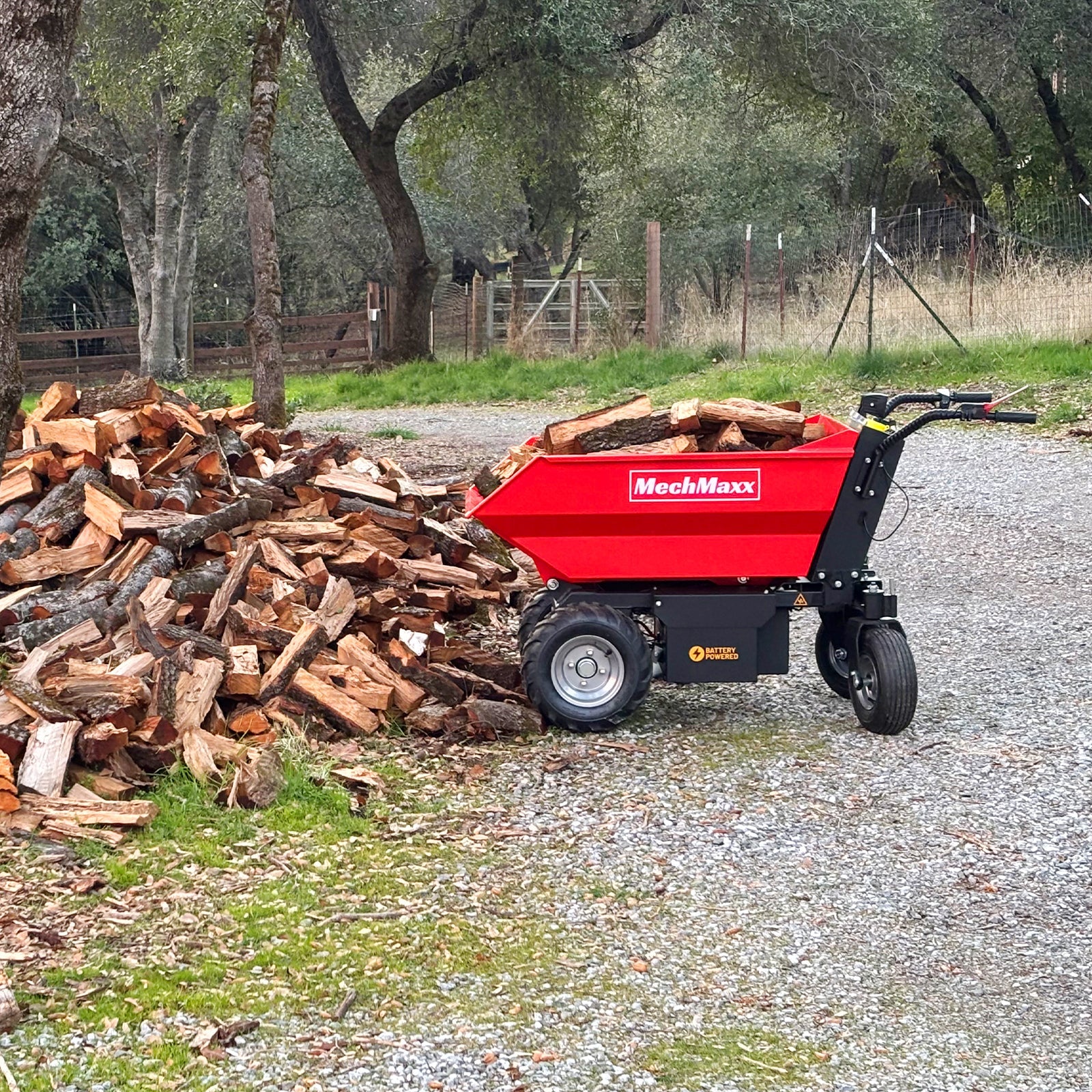 1100 lb Capacity 48V Electric Hydraulic Dump Cart with 1000W Motor – Model EH50 - Image 2