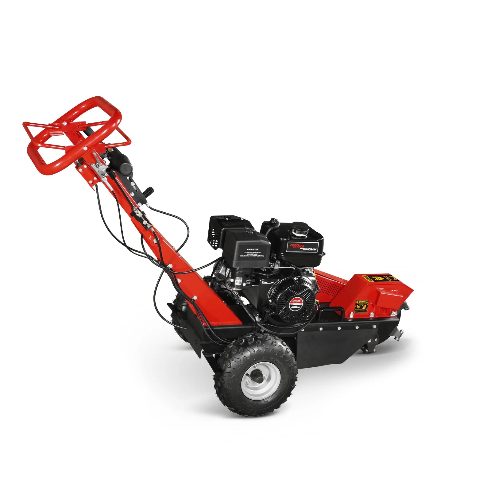 15 inch 15HP 420cc DUCAR E-Start Stump Grinder with Tow Bar, SG380 - Image 11