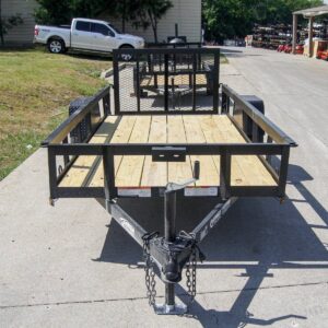 5x12 Powder Coated Dovetail Utility Trailer 3500lb Axle