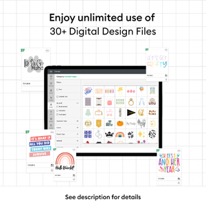 Digital Design Files- 30 SVG files included in the bundle