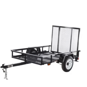 Carry-On Trailer 4′ x 7′ Mesh Floor Utility Trailer with Gate