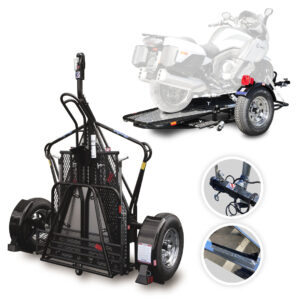 Go! Series Single Rail Folding Motorcycle Trailers – Deluxe