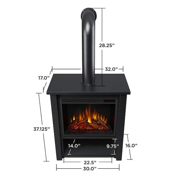Real Flame Hollis 32″ Electric Fireplace - Image 6