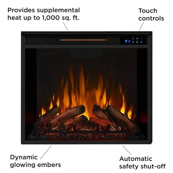 Real Flame Hollis 32″ Electric Fireplace - Image 5