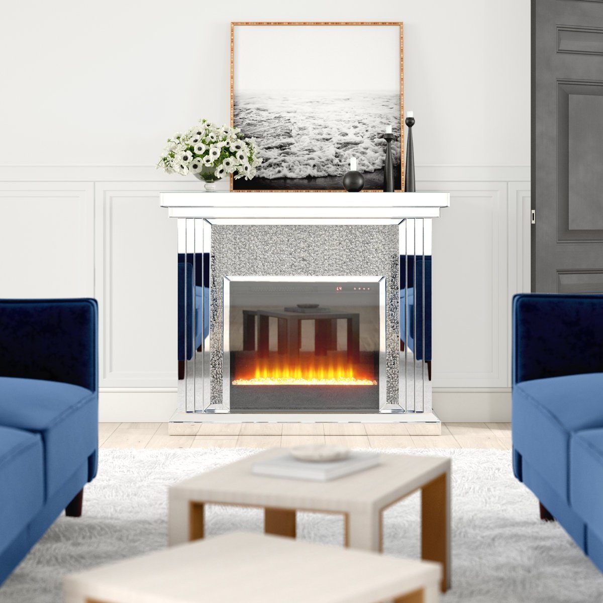 Willa Arlo Interiors Speer Electric Fireplace - Image 2