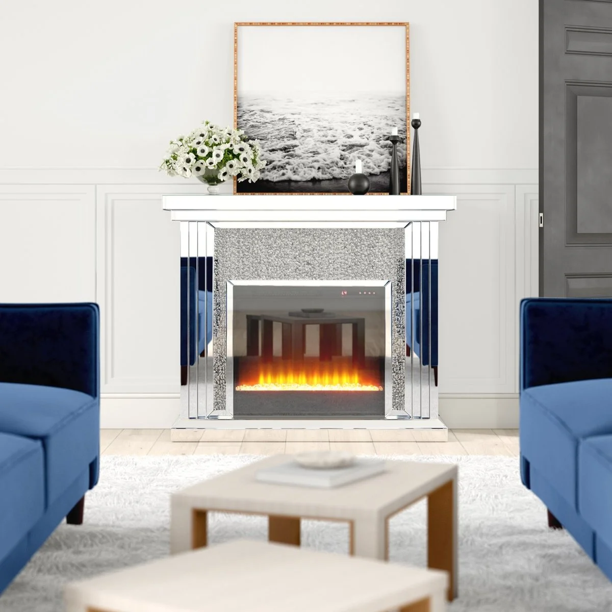 Willa Arlo Interiors Speer Electric Fireplace - Image 2