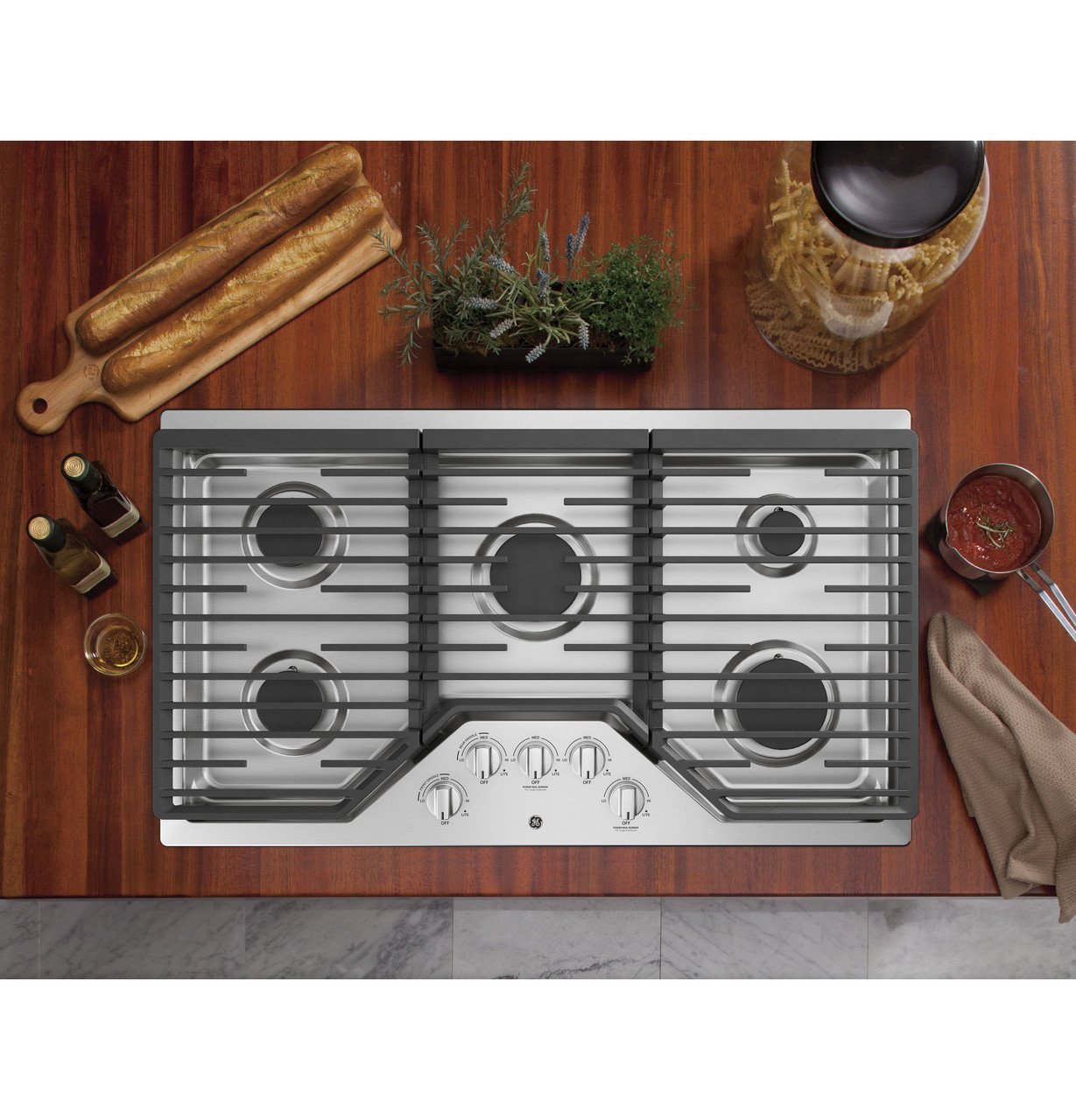 36 In. 5 Burners Gas Range - Image 6