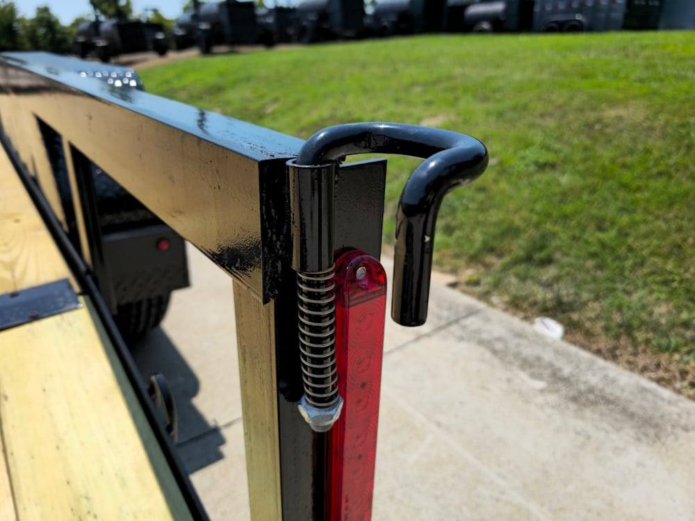 6’4″ x 14 Utility Trailer Powder Coated Dovetail (2) 3500 Axles 7k - Image 15