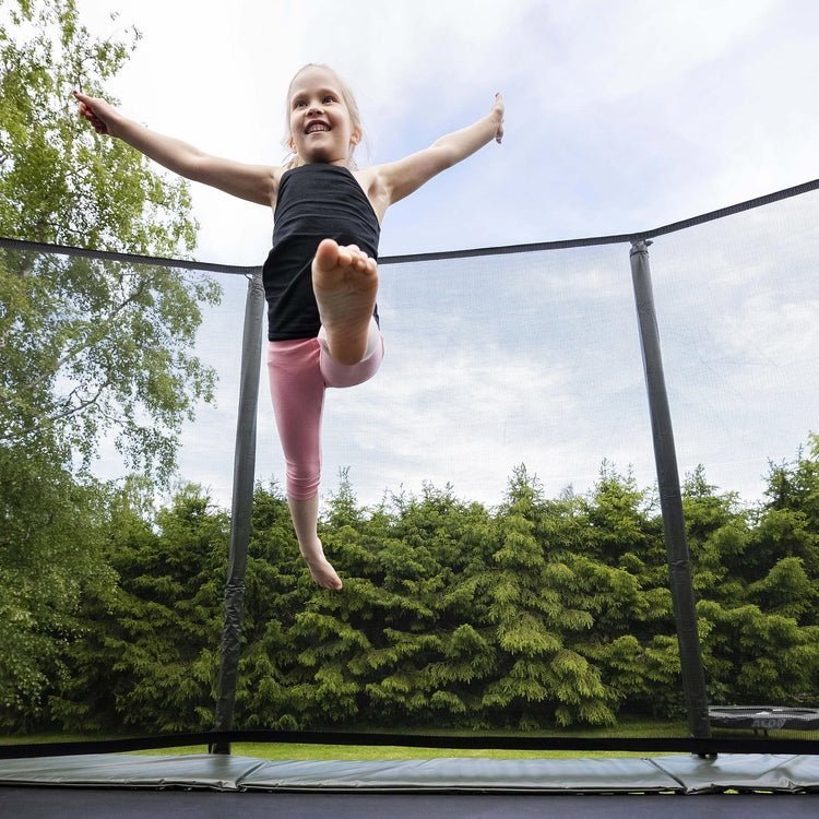 Acon 13 HD Rectangular Trampoline with Net and Ladder - Image 4
