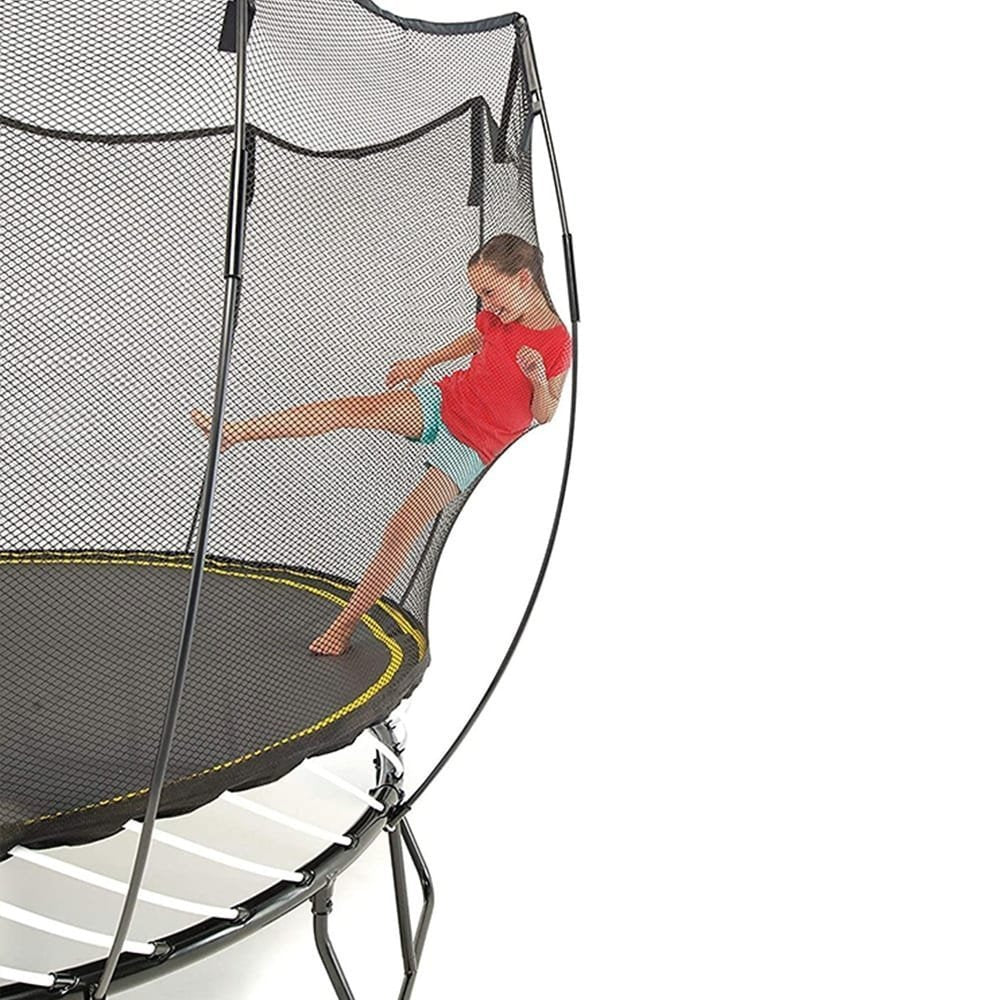 Springfree Kids 11 ft. Outdoor Large Square Trampoline with Enclosure - Image 4