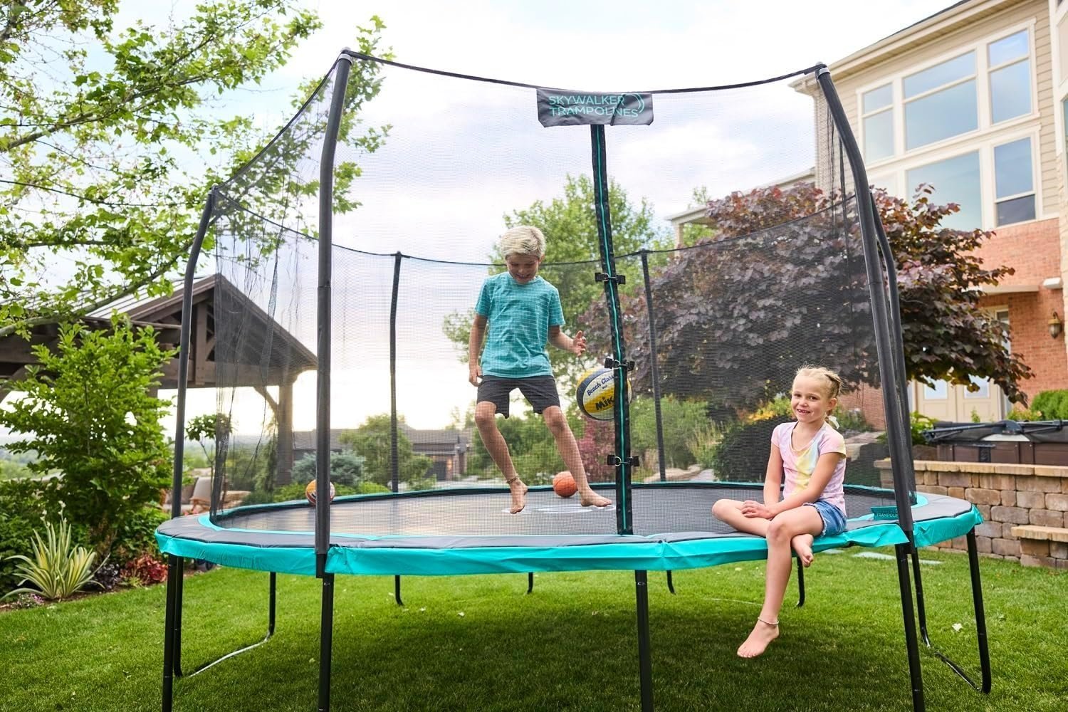 Skywalker Trampolines Rectangle Trampoline with Enclosure - Image 4
