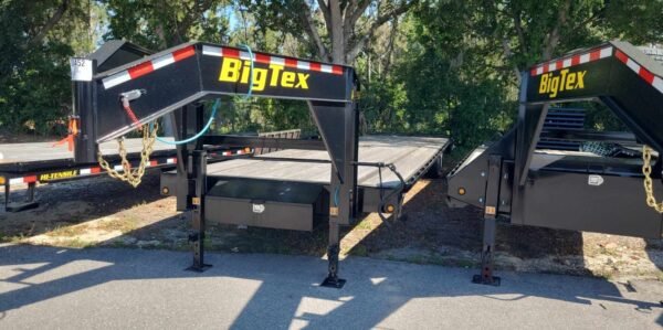 Big Tex 14GN 40' Gooseneck Trailer – Tandem Axle, Mega Ramps, Black Steel Deck (Copy) - Image 2