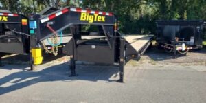 Big Tex 25GN 40' Heavy-Duty Gooseneck Trailer – Tandem Dual Axle, Black Steel Deck