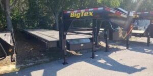 Big Tex 14GN 40' Gooseneck Trailer – Tandem Axle, Mega Ramps, Black Steel Deck (Copy)