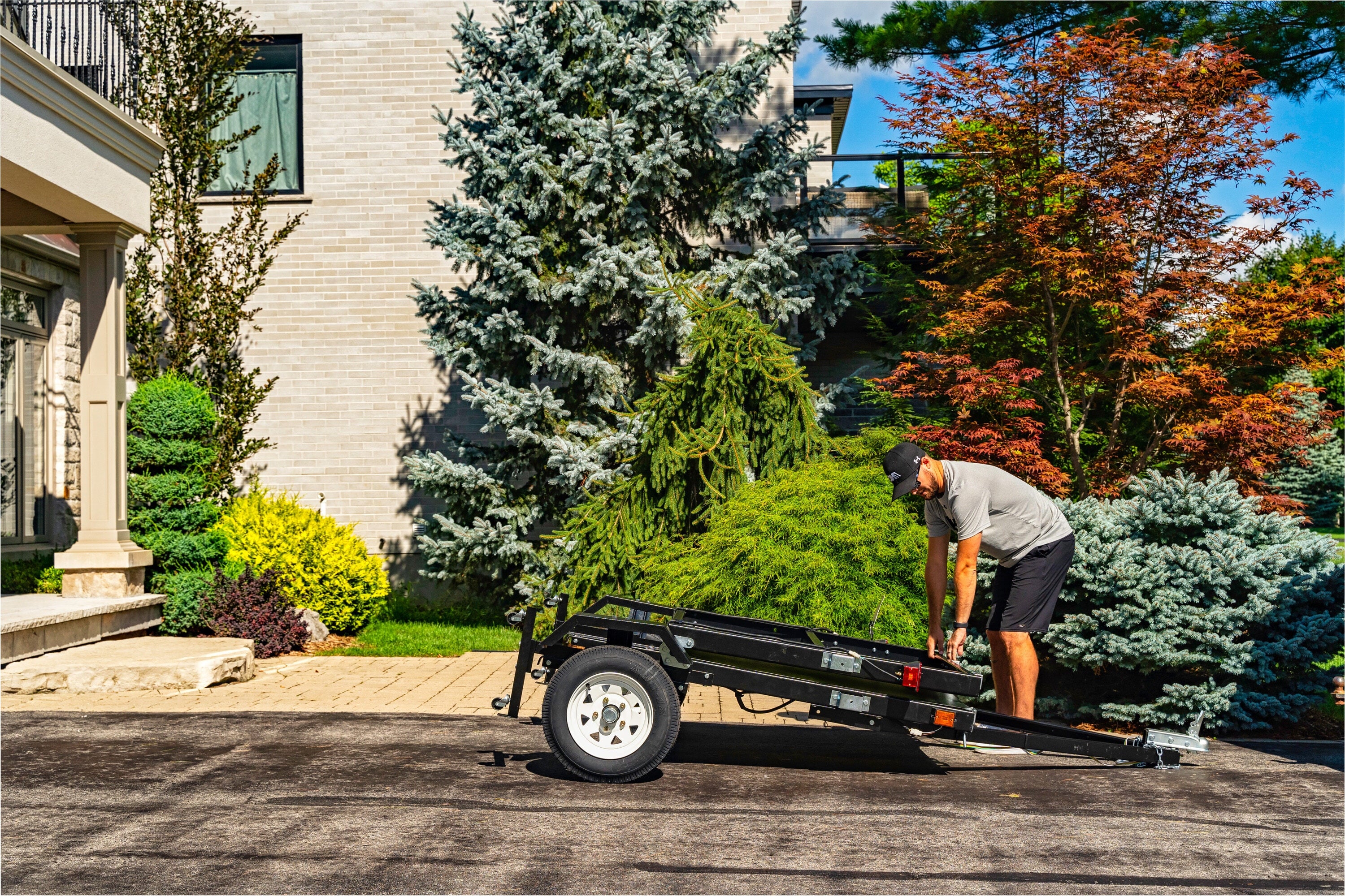 DK2 4-ft x 8-ft Steel Utility Trailer ( 1450-lb Capacity ) 5364713 - Image 10