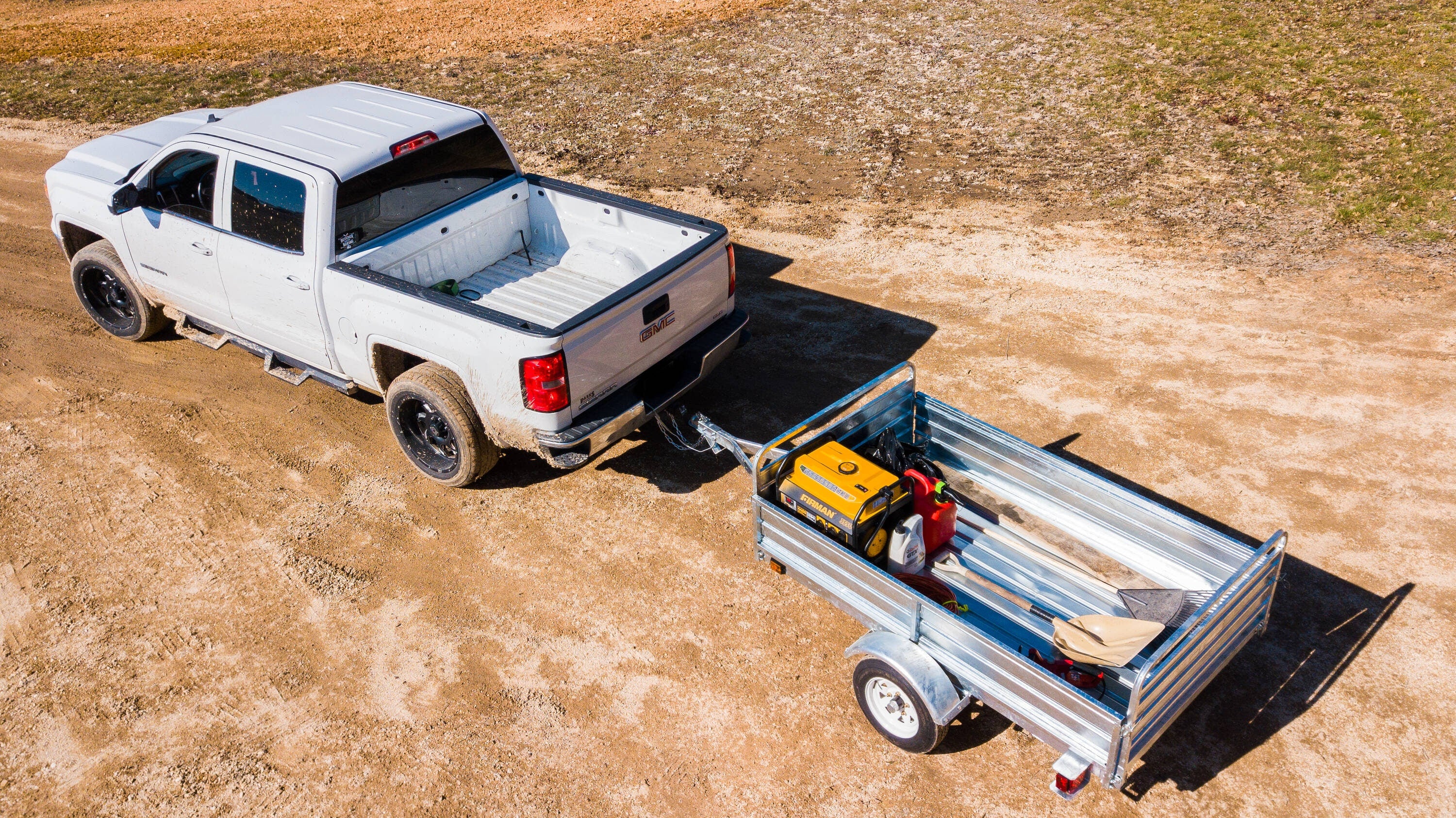 DK2 4.5-ft x 7.5-ft Steel Utility Trailer ( 1295-lb Capacity ) 2491712 - Image 4