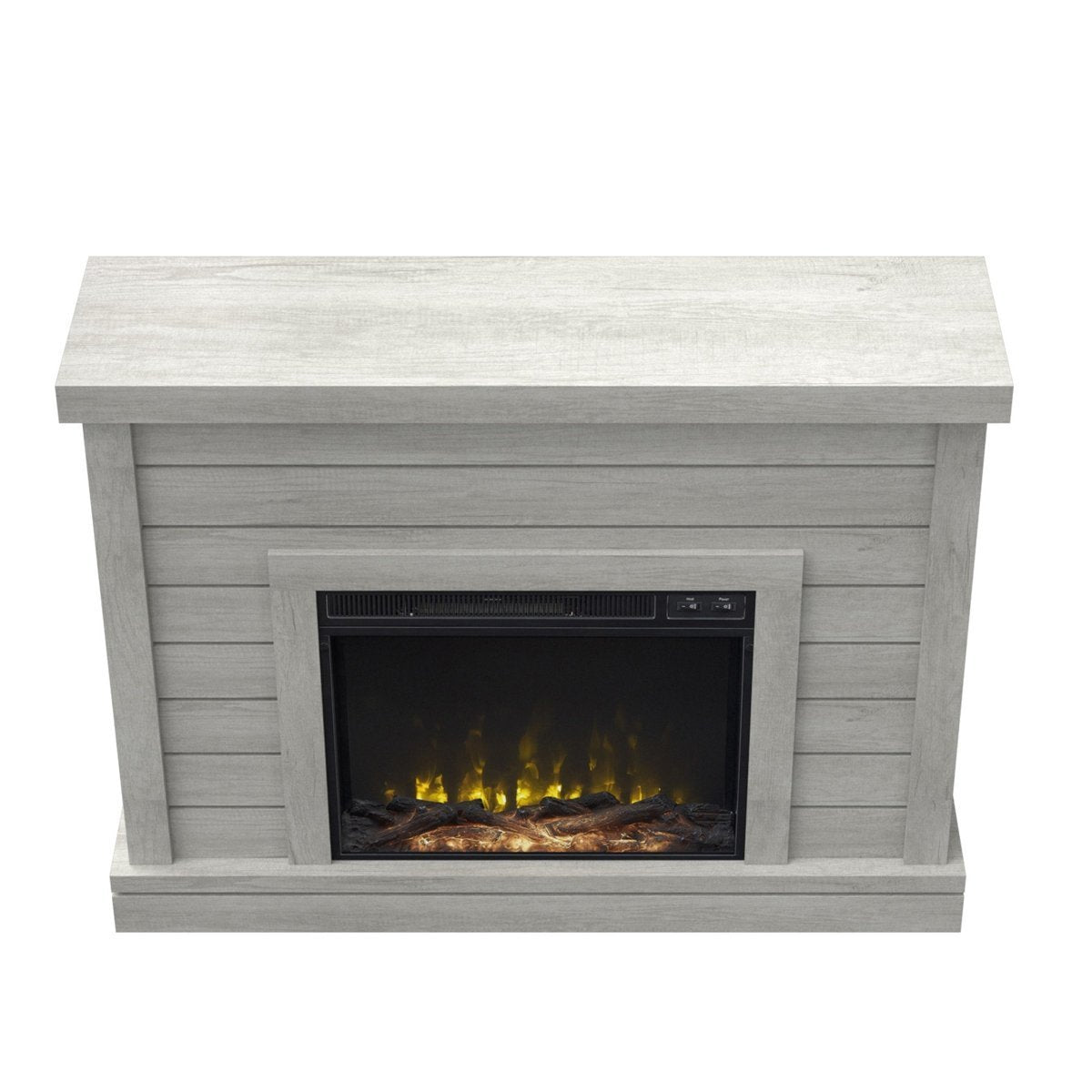 Alaya Wall Mounted Electric Fireplace Sand & Stable Finish - Image 5