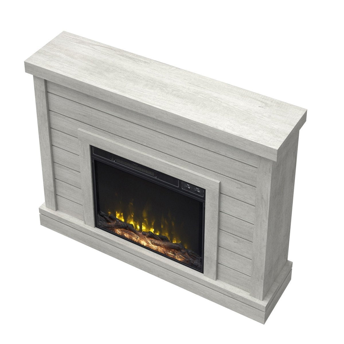 Alaya Wall Mounted Electric Fireplace Sand & Stable Finish - Image 6
