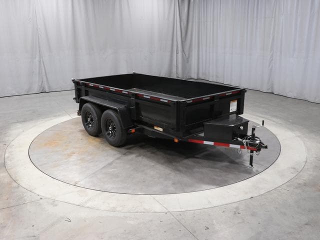 6×12 Dual-Axle Dump Trailer – 12,000 lb Heavy-Duty Hauler for Construction & Landscaping