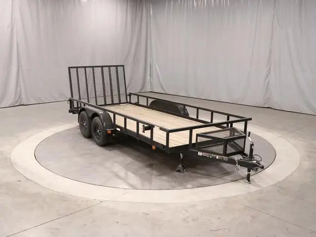 6×16 Heavy-Duty Tandem Axle Utility Trailer – 2025 Steel Frame with Wood Deck (Copy)