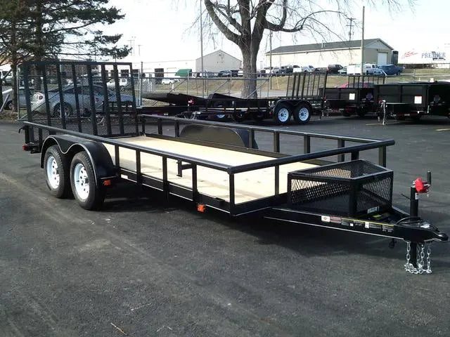 6×16 Heavy-Duty Tandem Axle Utility Trailer – 2025 Steel Frame with Wood Deck (Copy) - Image 2