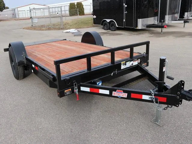 7 X 16 Interstate Full Bed Single Axle Tilt 7K Trailer - Image 5