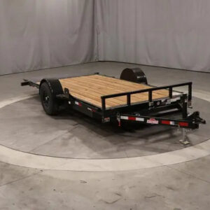 7 X 16 Interstate Full Bed Single Axle Tilt 7K Trailer