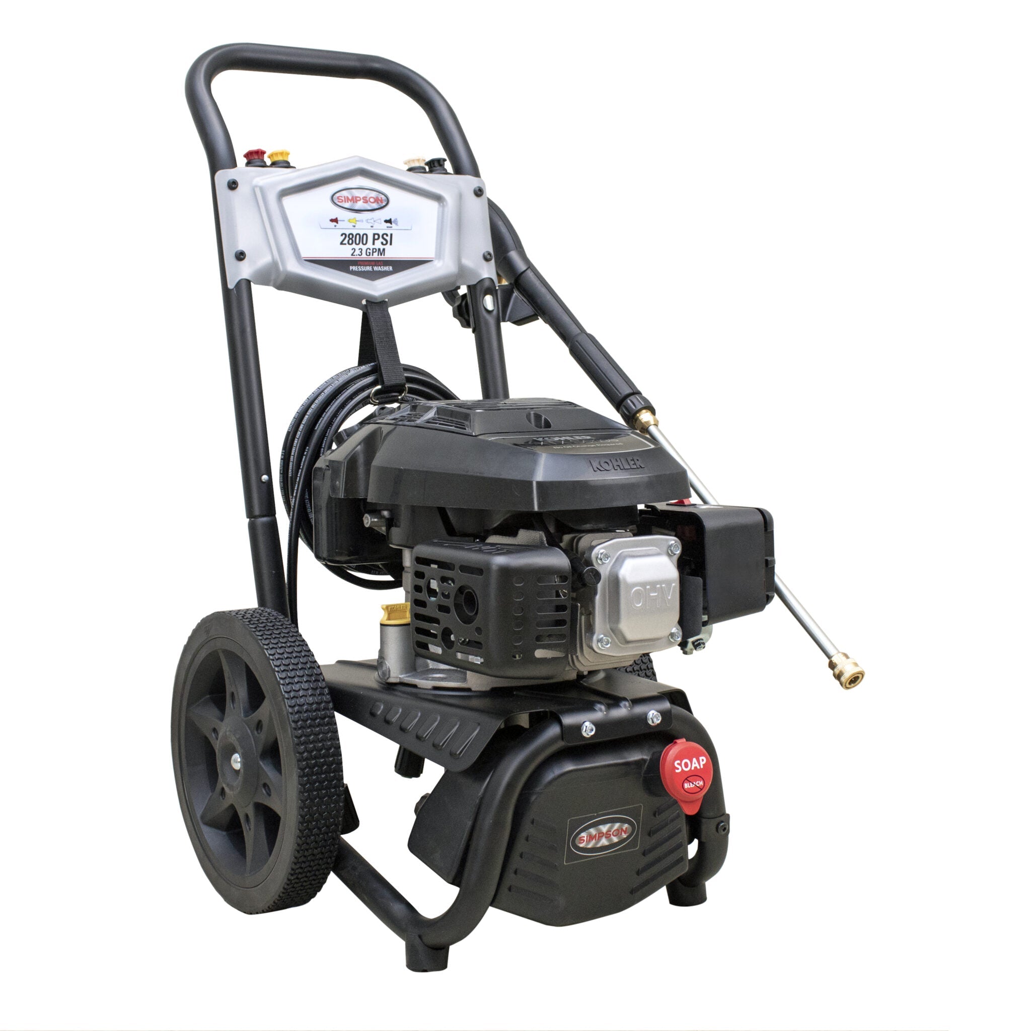 Simpson MegaShot MS61114 2800 PSI Gas Pressure Washer with Kohler XTX675 Engine