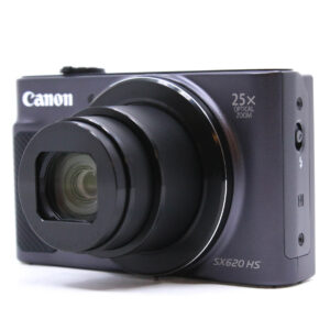 Canon PowerShot SX620 HS Digital Camera Along with 32GB, Deluxe Accessory Bundle and Cleaning Kit, Black