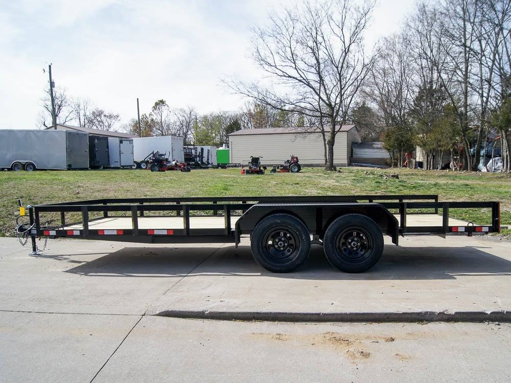 7x16 Utility Trailer Dovetail Powder Coated (2) 3,500lb Axles 7K GVWR - Image 10