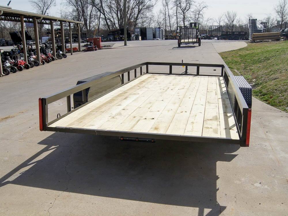 7x16 Utility Trailer Dovetail Powder Coated (2) 3,500lb Axles 7K GVWR - Image 4