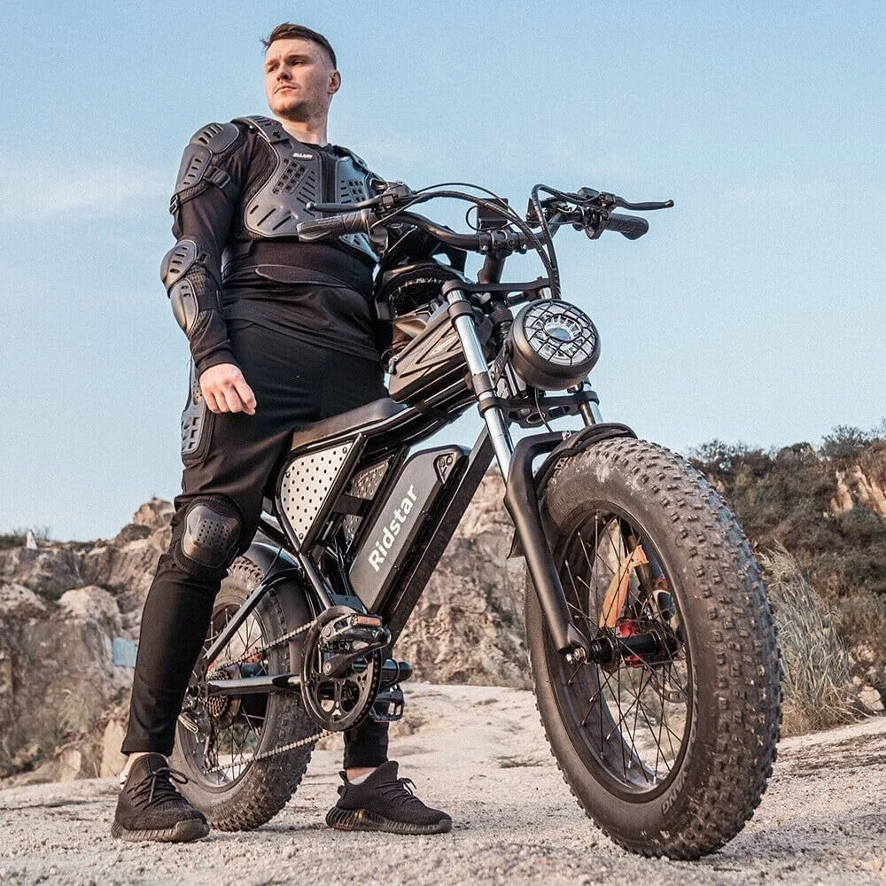 Ridstar Electric Bike for Adults 1500w 33mph,48v 20ah Electric Bicycle,20″ Fat Tire,7-Speed Mountain Bike Ul2849 (Copy) - Image 5