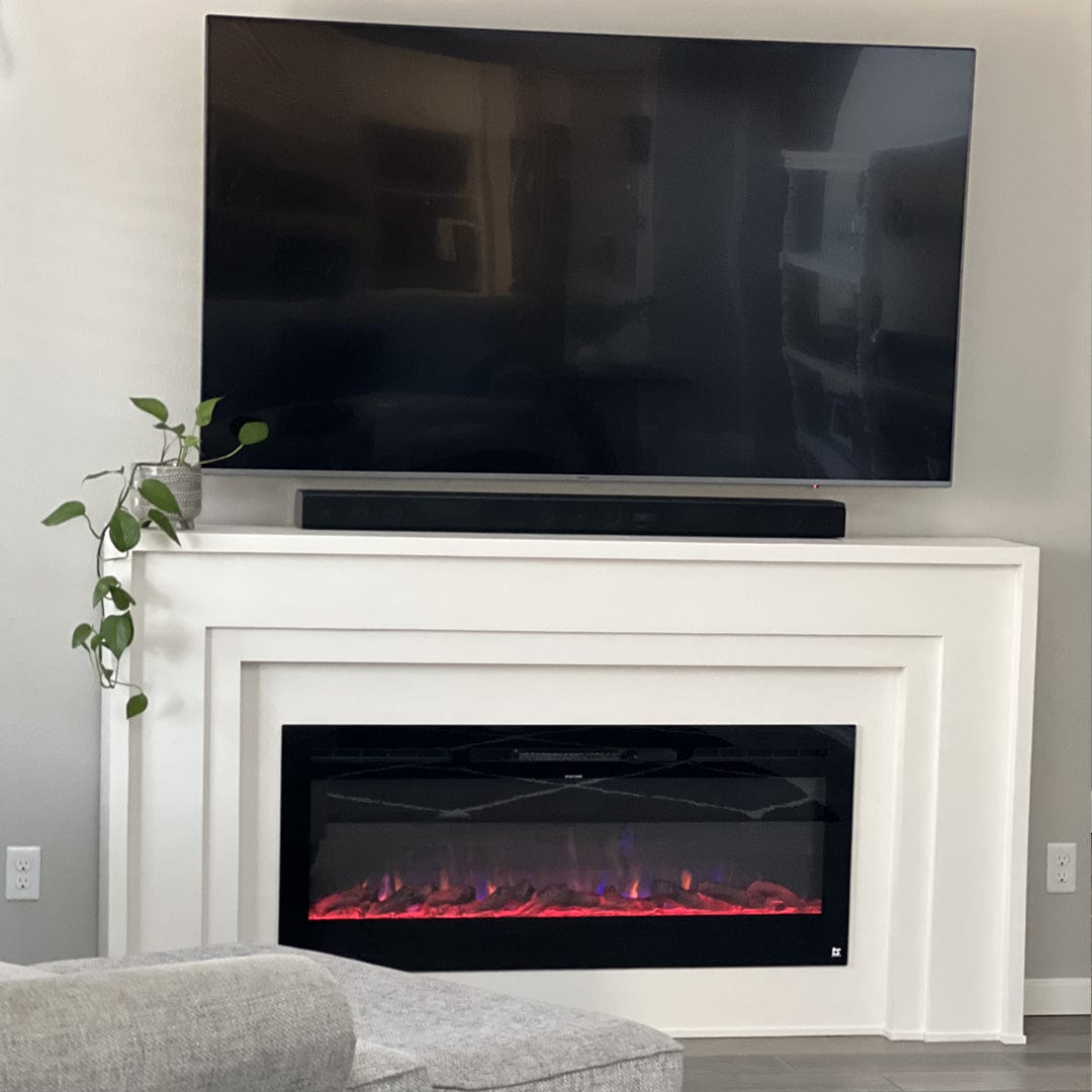 The Sideline 50 Inch Recessed Smart Electric Fireplace 80004 - Image 14
